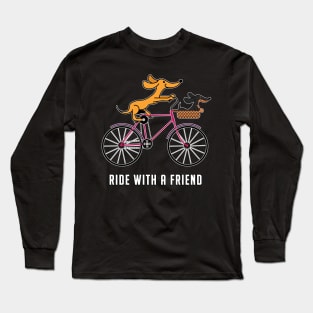 Bicycle ride with a friend Long Sleeve T-Shirt